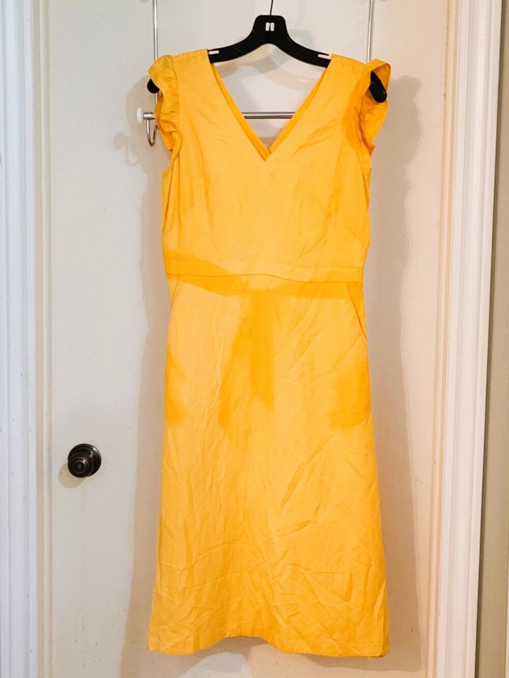 LOFT- NEW with Tag Linen blend A-Line Dress - Size 4
